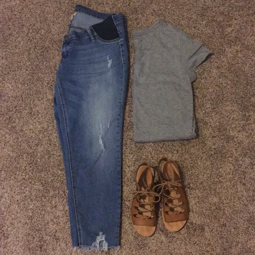 🤰🏼GUC Isabel Maternity Tee in Grey